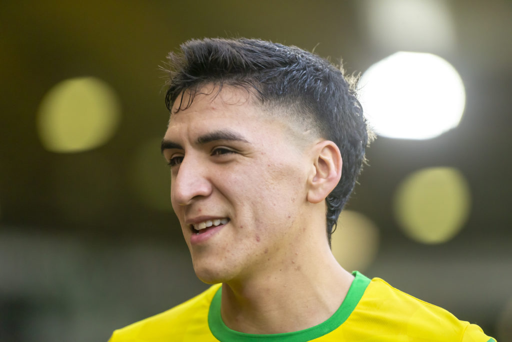 Marcelino Nunez of Norwich City reacts after the Sky Bet Championship match v Queens Park Rangers FC