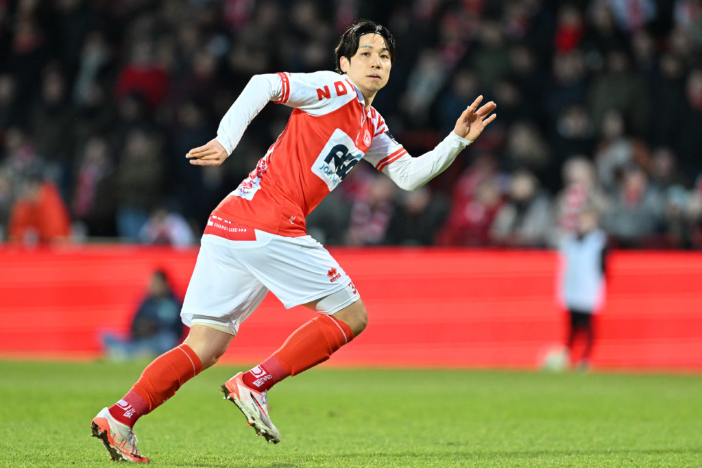 Rytotaro Tsunoda of Kortrijk playing in the Belgian division