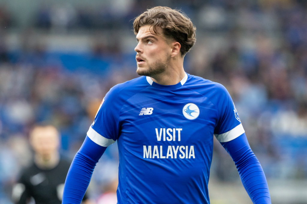 Ollie Tanner of Cardiff City in action during the Sky Bet Championship match between Cardiff City FC and Stoke City FC