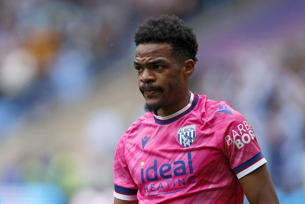 Grady Diangana of West Bromwich Albion looks on during the Sky Bet Championship match between Coventry City FC and West Bromwich Albion FC