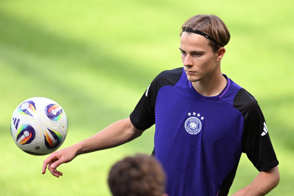Caspar Jander of Germany in a training session in Slovakia.