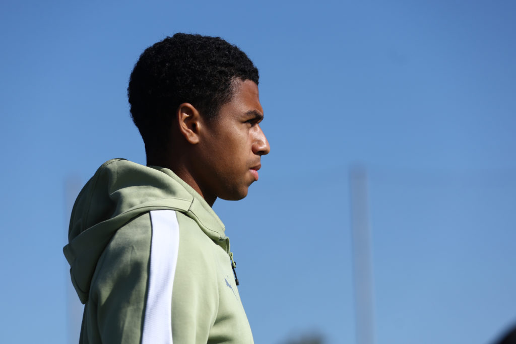 Shea Charles before Southampton Pre-Season Friendly