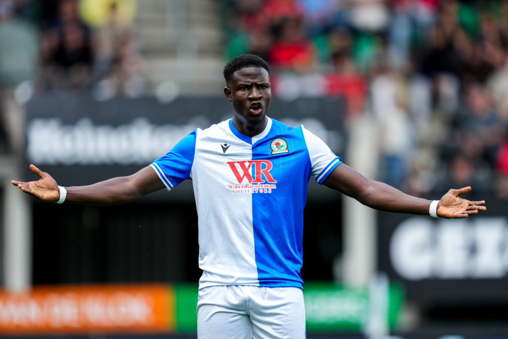 Makhtar Gueye of Blackburn Rovers in action at pre-season