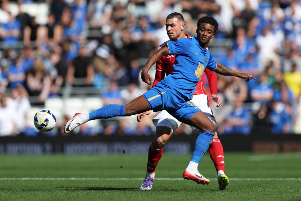 Demarai Gray for Birmingham against Oxford
