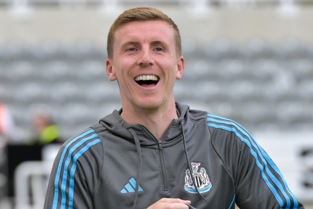 Matt Targett before Newcastle United vs RCD Espanyol in a Pre-Season Friendly
