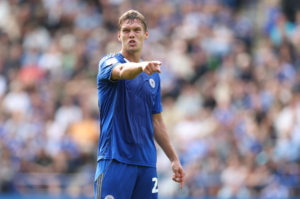 Jannick Vestergaard during Leicester City v ACF Fiorentina - Pre-Season Friendly