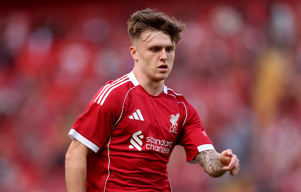 Ben Doak of Liverpool during the pre-season friendly match between Liverpool v Athletic Club Bilbao