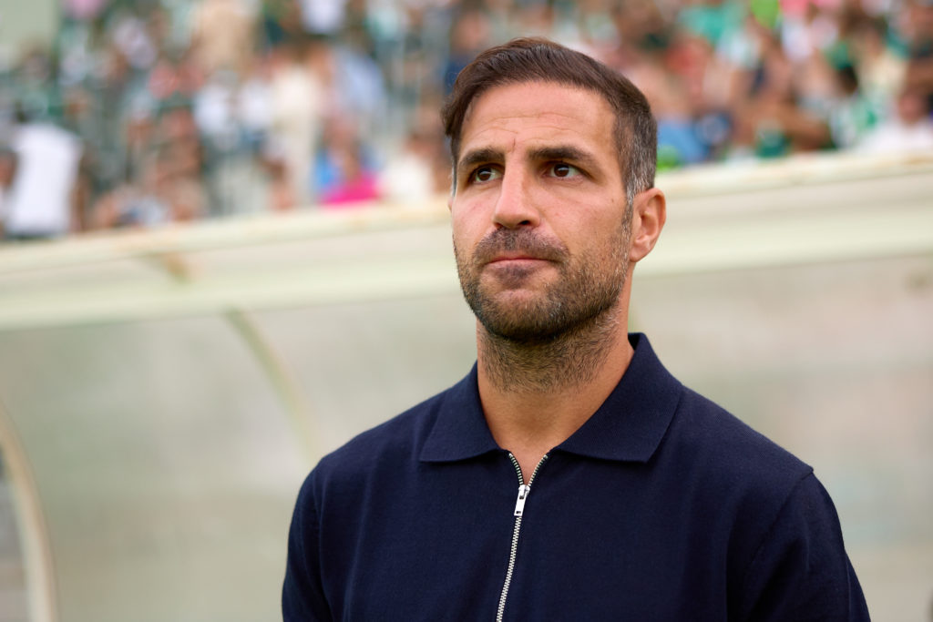 Cesc Fabregas in charge of Como against Real Betis