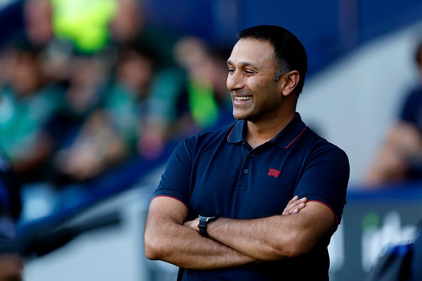 Shilen Patel attends WBA vs Derby County in the Carabao Cup First Round