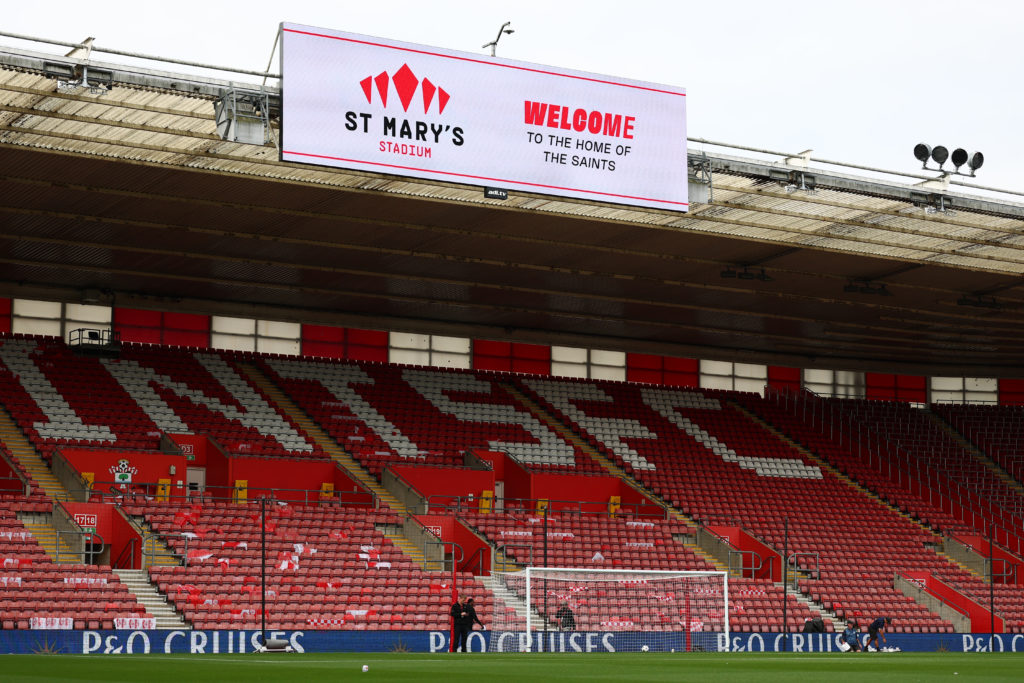 St Mary's stadium ahead of match between Southampton and Wrexham