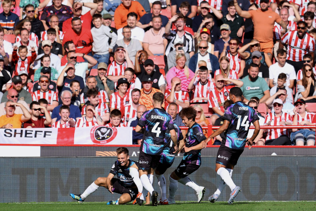 Bristol City score at Sheffield United