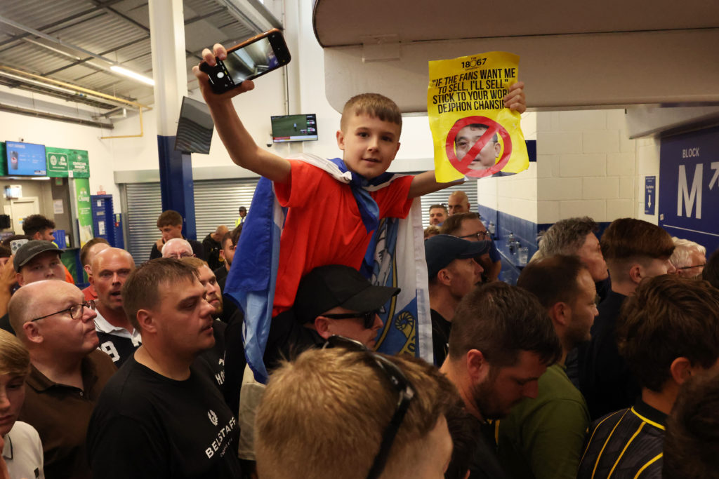 Sheffield Wednesday fans protest against owner Dejphon Chansiri