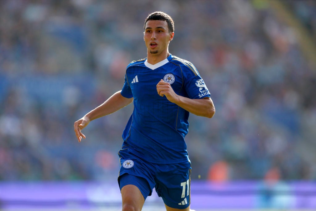 Bilal El Khannouss of Leicester City looks on during the Sky Bet Championship match between Leicester City and Sheffield Wednesday