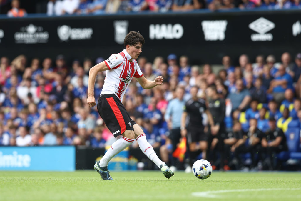 Jay Robinson of Southampton in action during the Sky Bet Championship match between Ipswich Town and Southampton