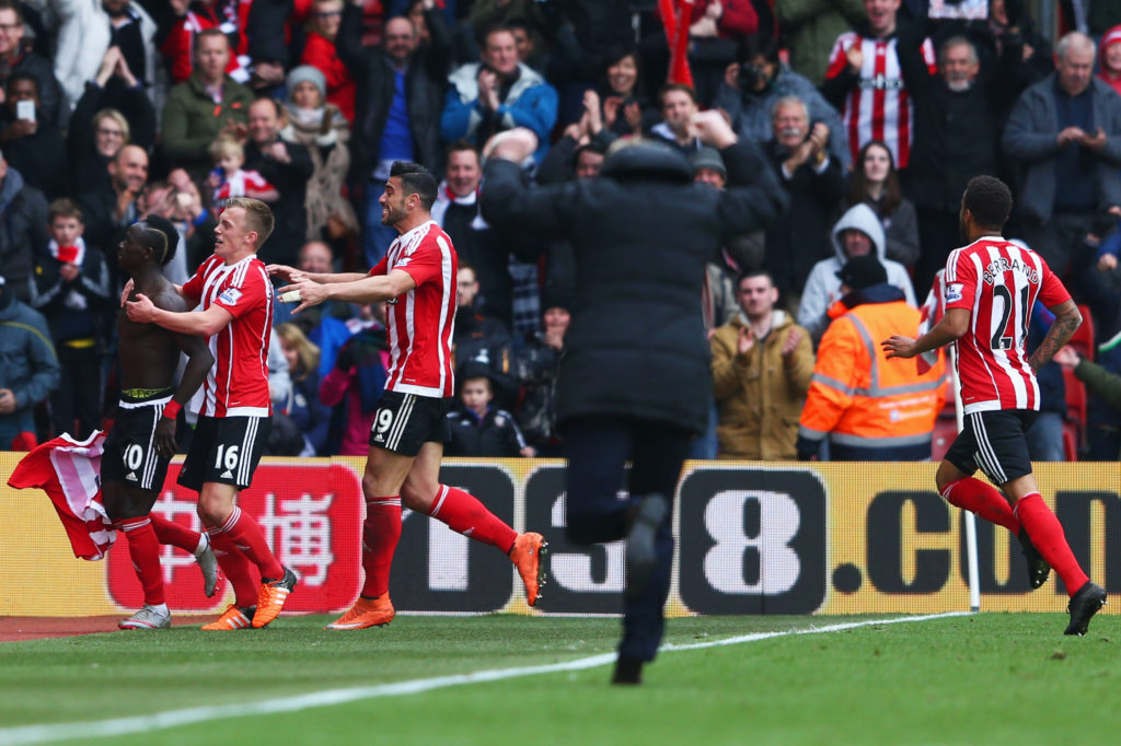 Ronald Koeman celebrating a goal against Liverpool while in charge of Liverpool
