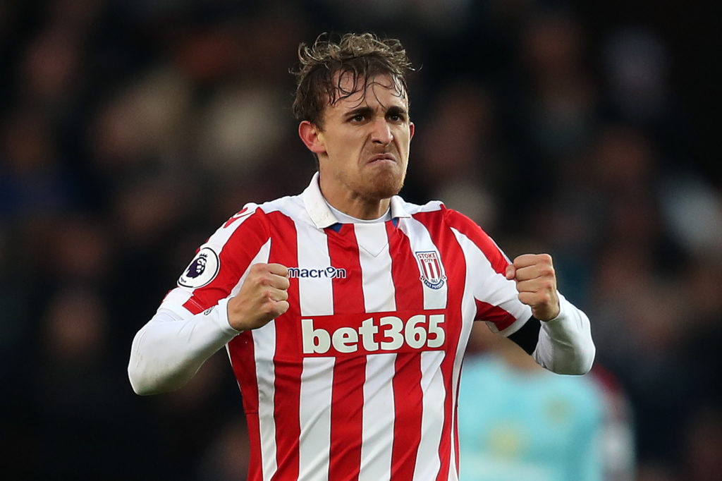 Marc Muniesa for Stoke Cit against Burnley