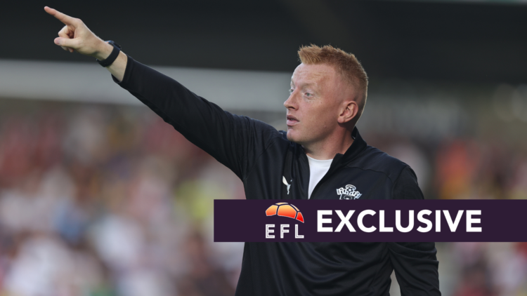 Southampton manager Will Still. Overlaid, exclusive branding.
