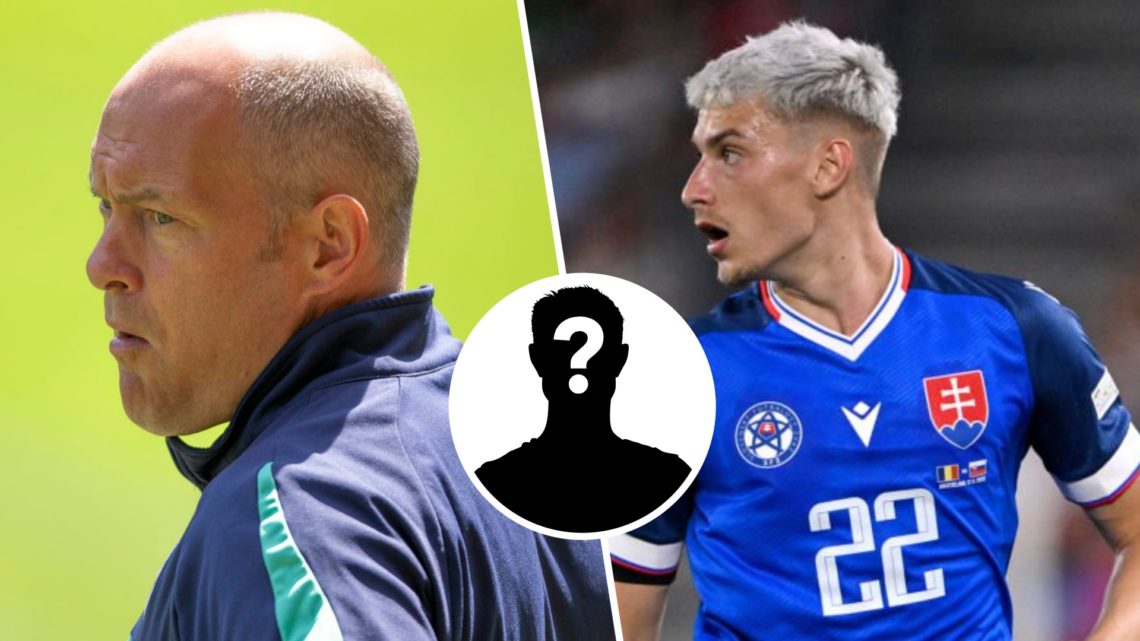 Split image of Millwall boss Alex Neil (L) and Slovakian star Tomas Rigo (R)