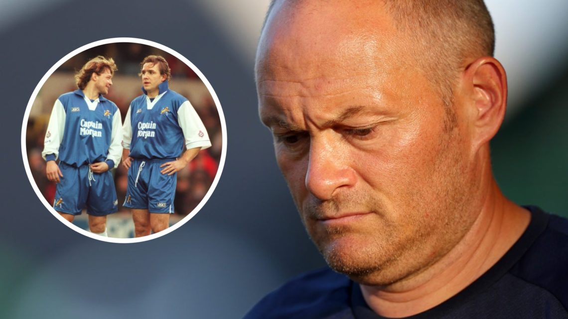 Alex Neil, Manager of Millwall, looks on. Inset: VASSILI KULKOV (LEFT) AND SERGUEI IOURAN OF MILLWALL