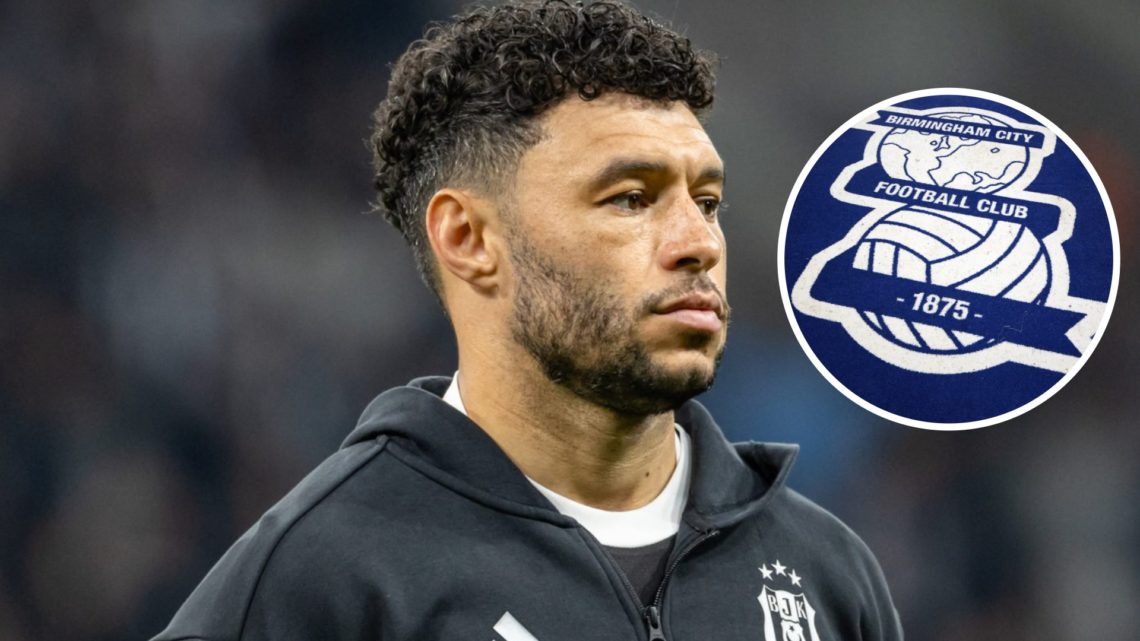 Alex Oxlade-Chamberlain (left) and Birmingham City badge (right)