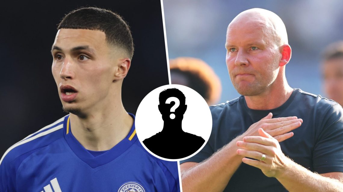 Split image of Leicester City's Bilal El Khannouss (L) and Sheffield Wednesday manager Henrik Pedersen (R)