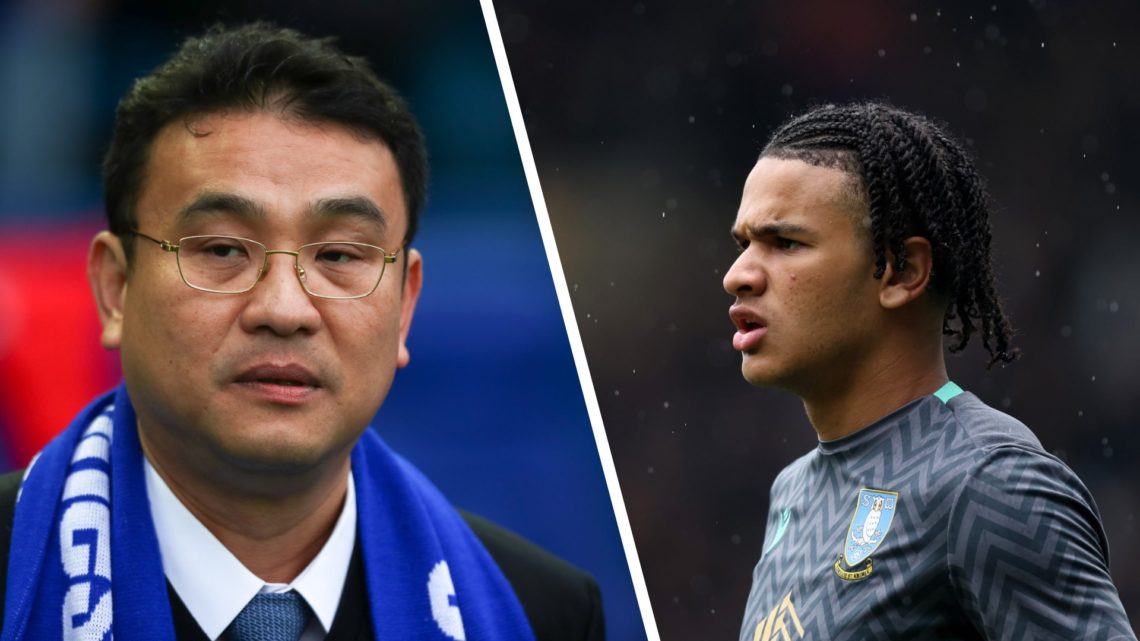 Pierce Charles of Sheffield Wednesday. Dejphon Chansiri, owner of Sheffield Wednesday.