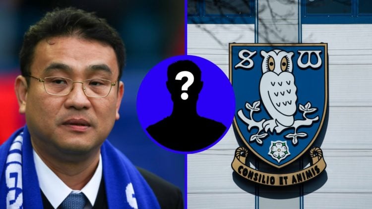 Dejphon Chansiri, the owner/chairman of Sheffield Wednesday. The Sheffield Wednesday club crest outside the Hillsborough Stadium.