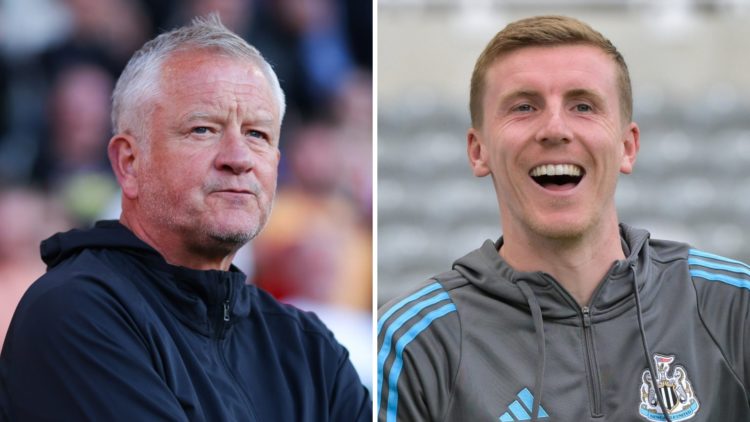 Chris Wilder (left) and Matt Targett (right)