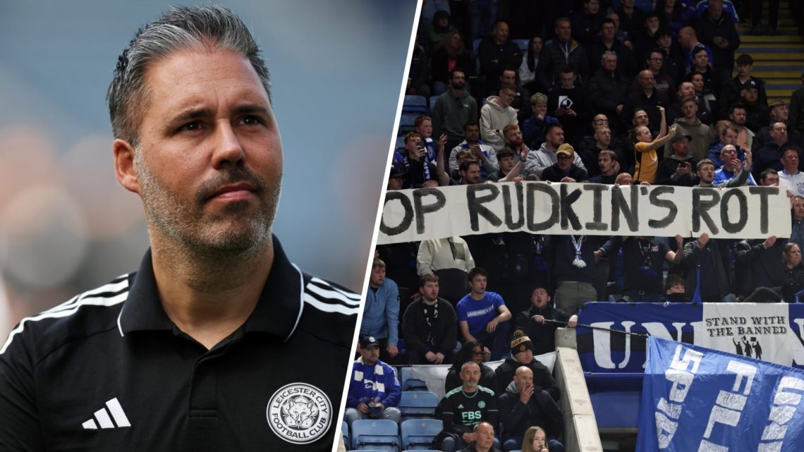 Marti Cifuentes looks on before Preston vs Leicester City, Leicester fans protest against the club's director of football, Jon Rudkin