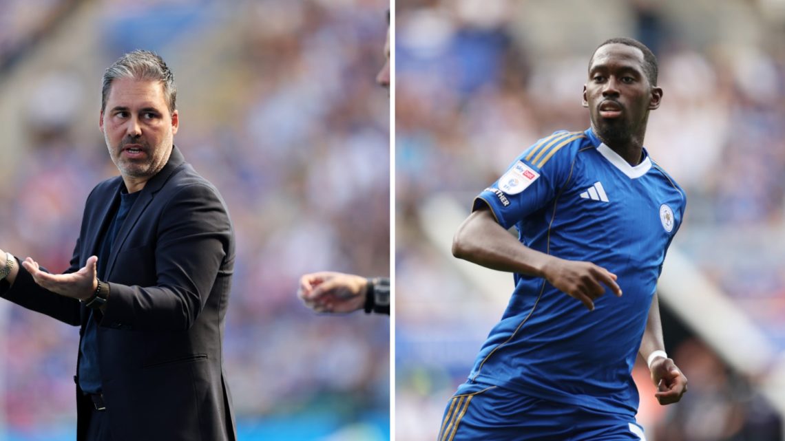 Marti Cifuentes reacts to a decision during Leicester City vs Sheffield Wednesday, Boubakary Soumare in action during the pre-season friendly match...