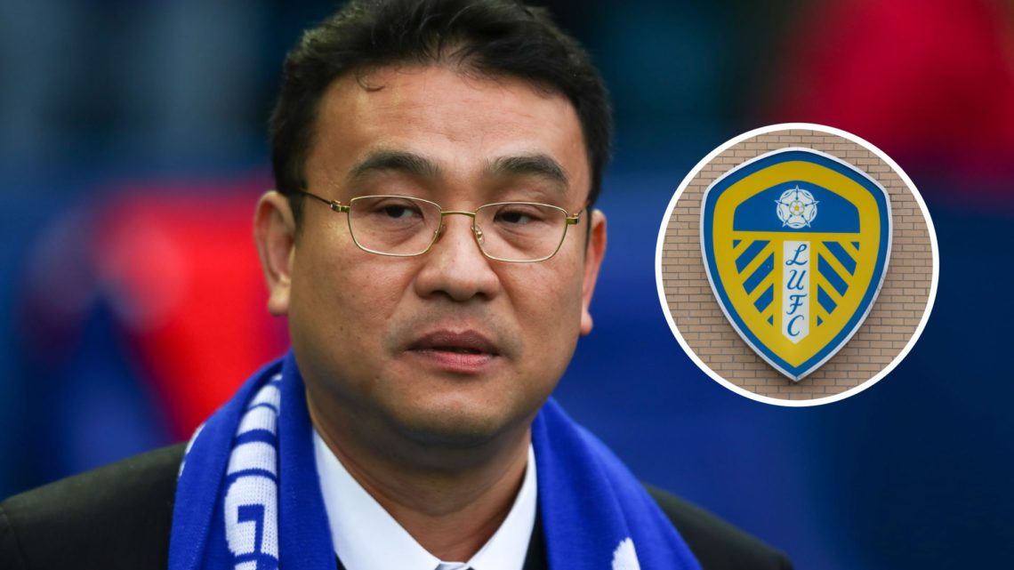 Sheffield Wednesday chairman Dejphon Chansiri. Inset, Leeds United badge.