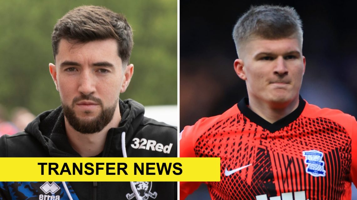 Split image of Finn Azaz (L) and former Birmingham City star Jordan James (R)