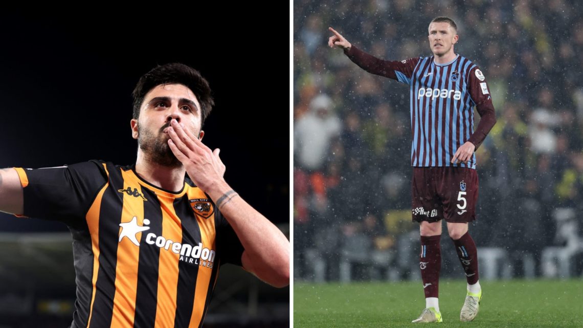A split image of Ozan Tufan and John Lundstram