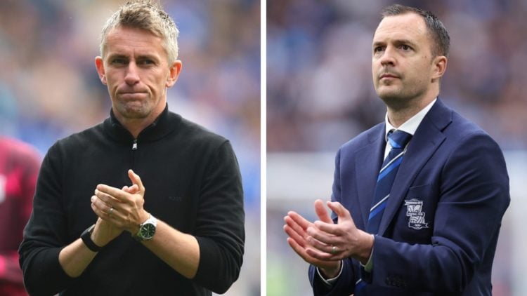 Kieran McKenna, Manager of Ipswich Town, acknowledges the fans following his team's defeat in the Premier League match between Leicester City FC an...