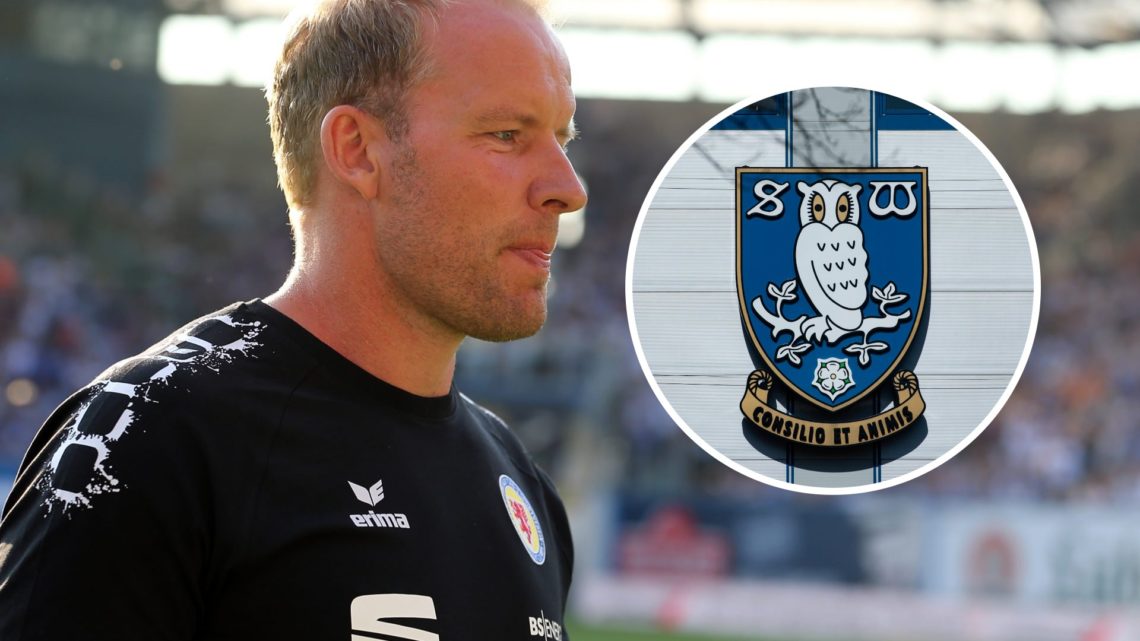 Sheffield Wednesday FC head coach Henrik Pedersen, and inset, the Sheffield Wednesday FC badge