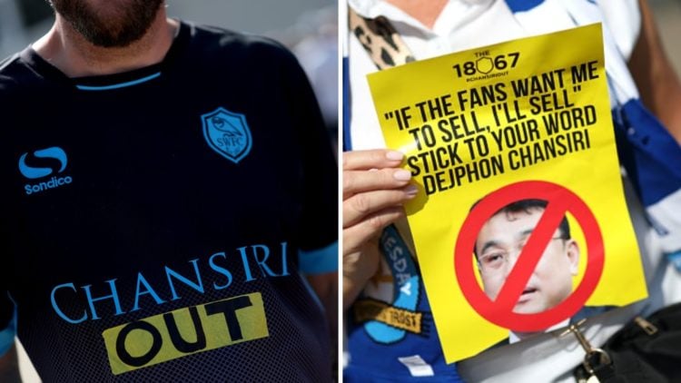 A detailed view of the flyers Sheffield Wednesday fans have produced as they continue their protests, Sheffield Wednesday fans protest against owne...