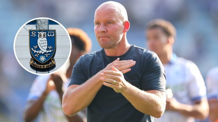 Sheffield Wednesday manager Henrik Pedersen. Inset, Sheffield Wednesday manager.