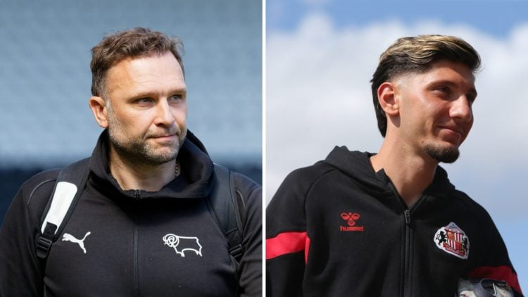 John Eustace, manager for Derby County arrives prior to the Sky Bet Championship match between Swansea City and Derby County at the Swansea.com Sta...