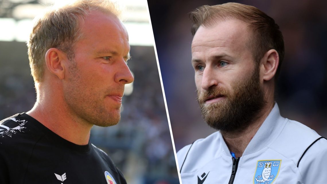 Split image of Sheffield Wednesday manager Henrik Pedersen (L) and Barry Bannan (R)