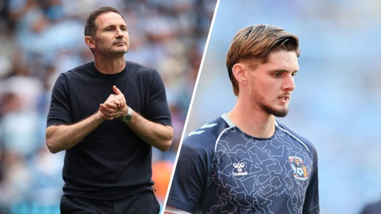 Frank Lampard before Coventry City vs Middlesbrough, Jack Rudoni warms up for Coventry City