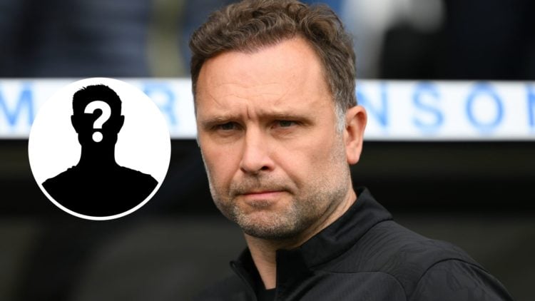 John Eustace manages Derby County during the Sky Bet Championship match between Derby County and Luton Town. Inset, Mystery Player