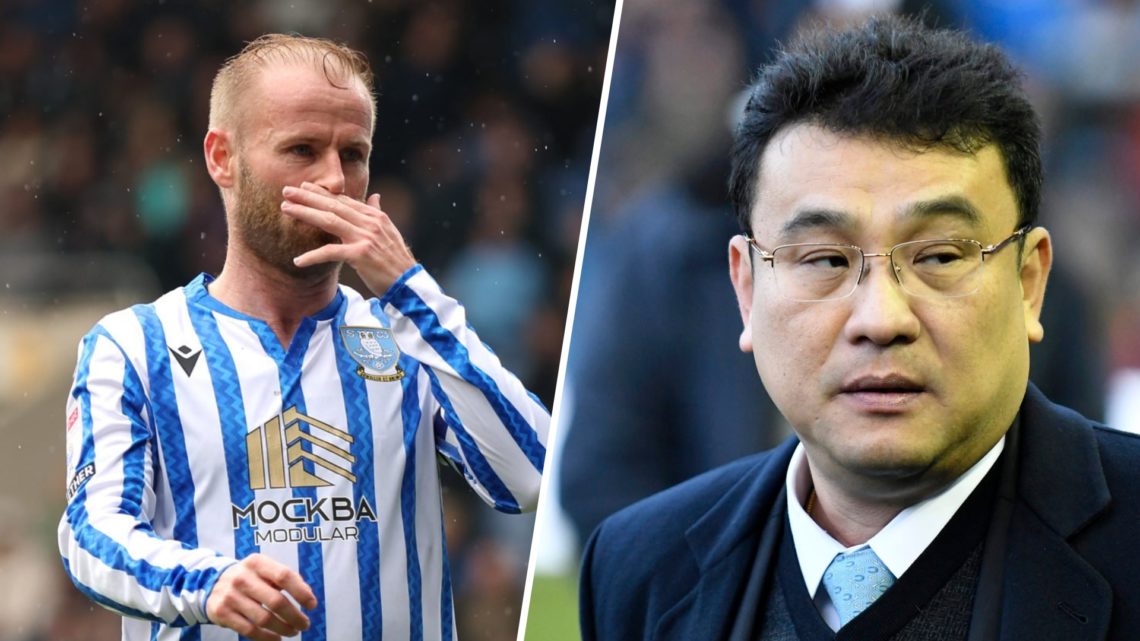 Split image of Sheffield Wednesday captain Barry Bannan (L) and owner Dejphon Chansiri (R)