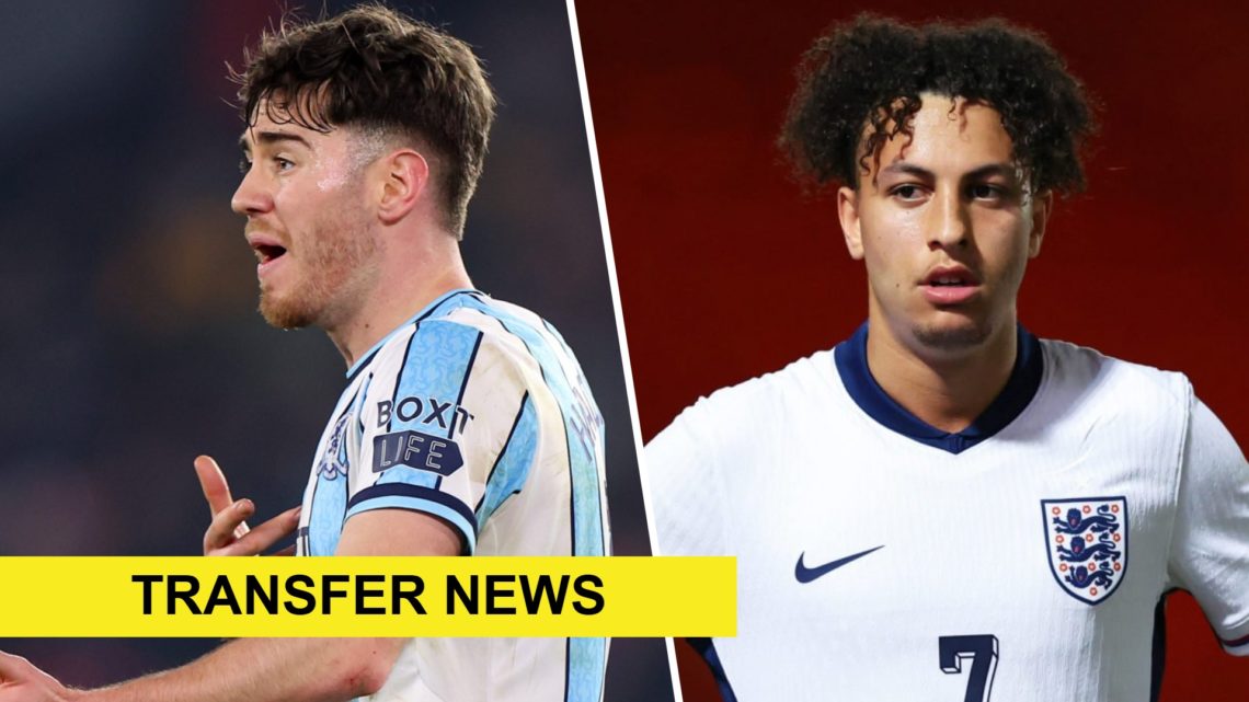 Split image of Middlesbrough's Hayden Hackney (L) and England youngster Kaide Gordon (R)