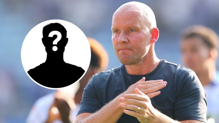 Sheffield Wednesday manager Henrik Pedersen with mystery graphic inset.