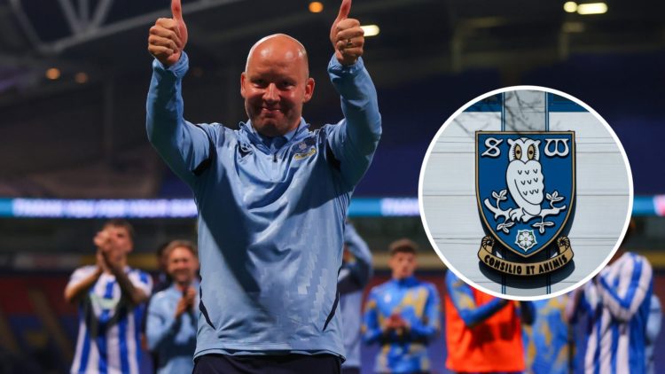 Henrik Pedersen, head coach of Sheffield Wednesday, celebrates after the Carabao Cup First Round match between Bolton Wanderers and Sheffield Wedne...