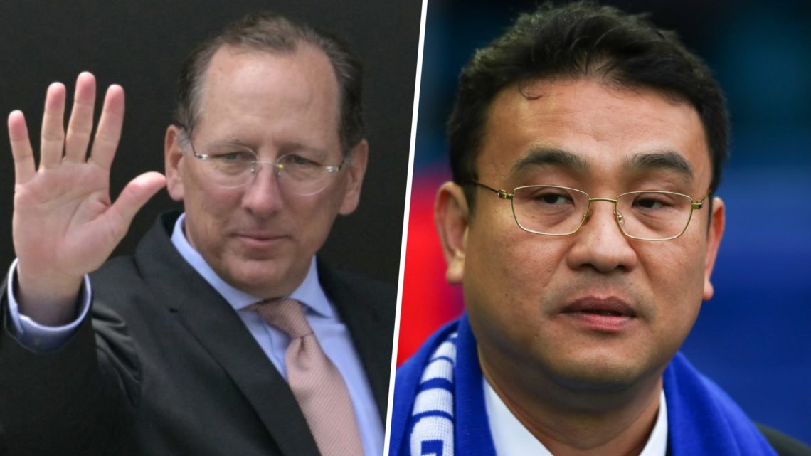 Split image of John Textor and Sheffield Wednesday chairman Dejphon Chansiri.