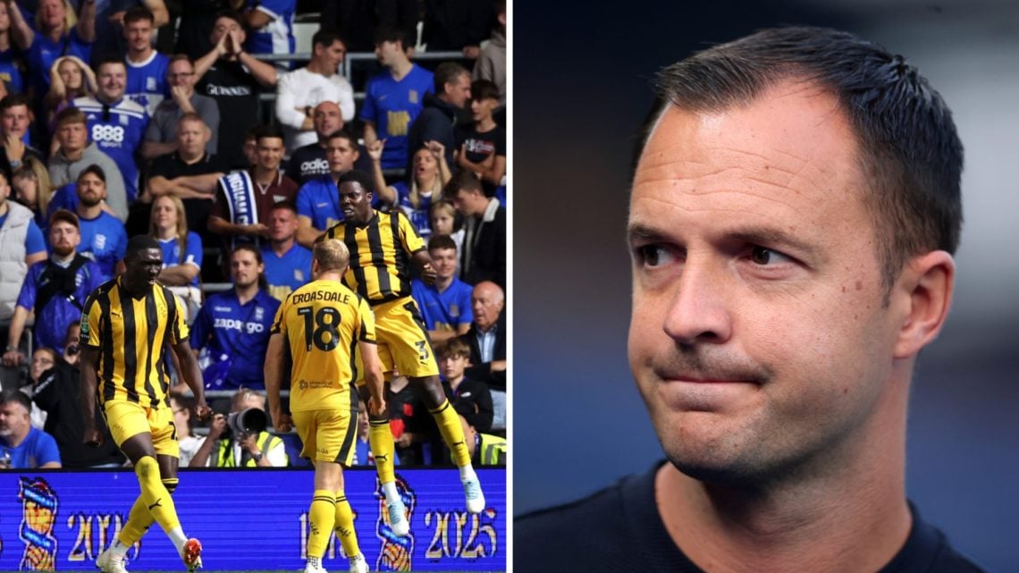 Port Vale (left) and Chris Davies (right)