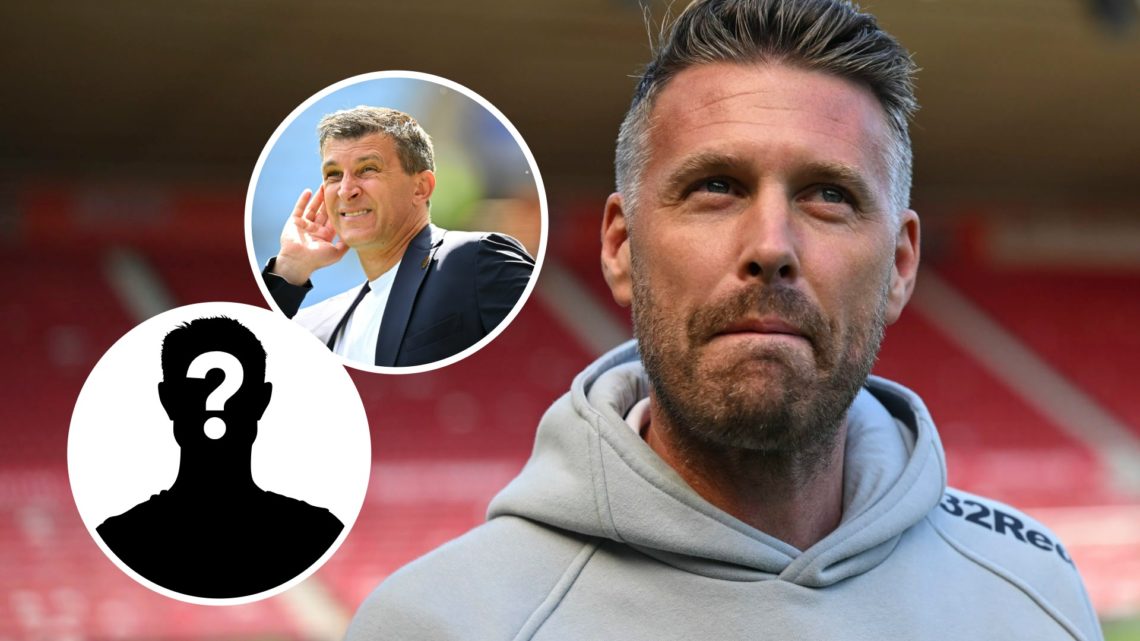 Rob Edwards before Middlesbrough v Deportivo de La Coruna - Pre-season Friendly. Inset, Sergej Jakirovic, Manager of Hull City, reacts. Inset, Myst...