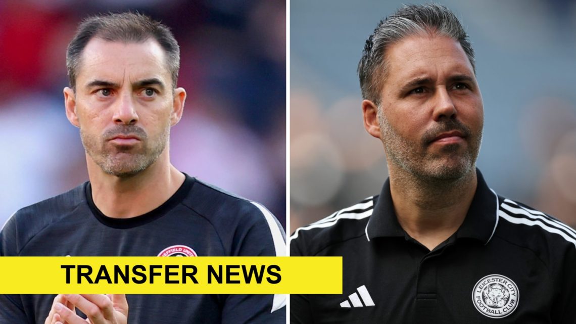 Split image of Sheffield United manager Ruben Selles (L) and Leicester City manager Marti Cifuentes (R)