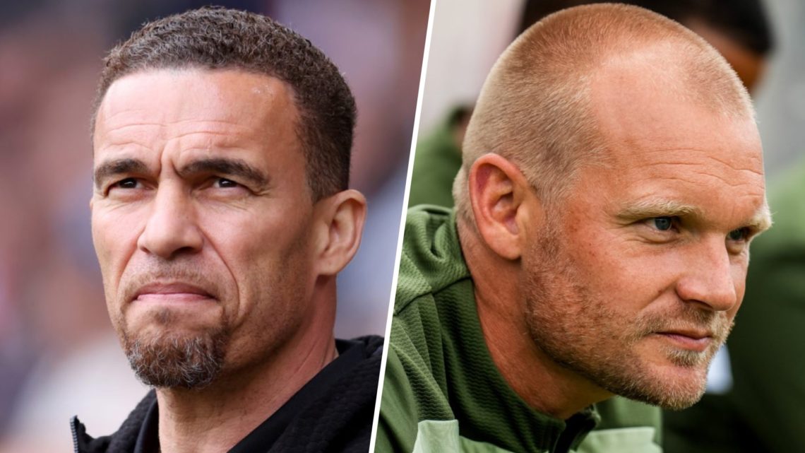 Split image of Blackburn Rovers manager Valerien Ismael (L) and Norwich City boss Liam Manning (R)